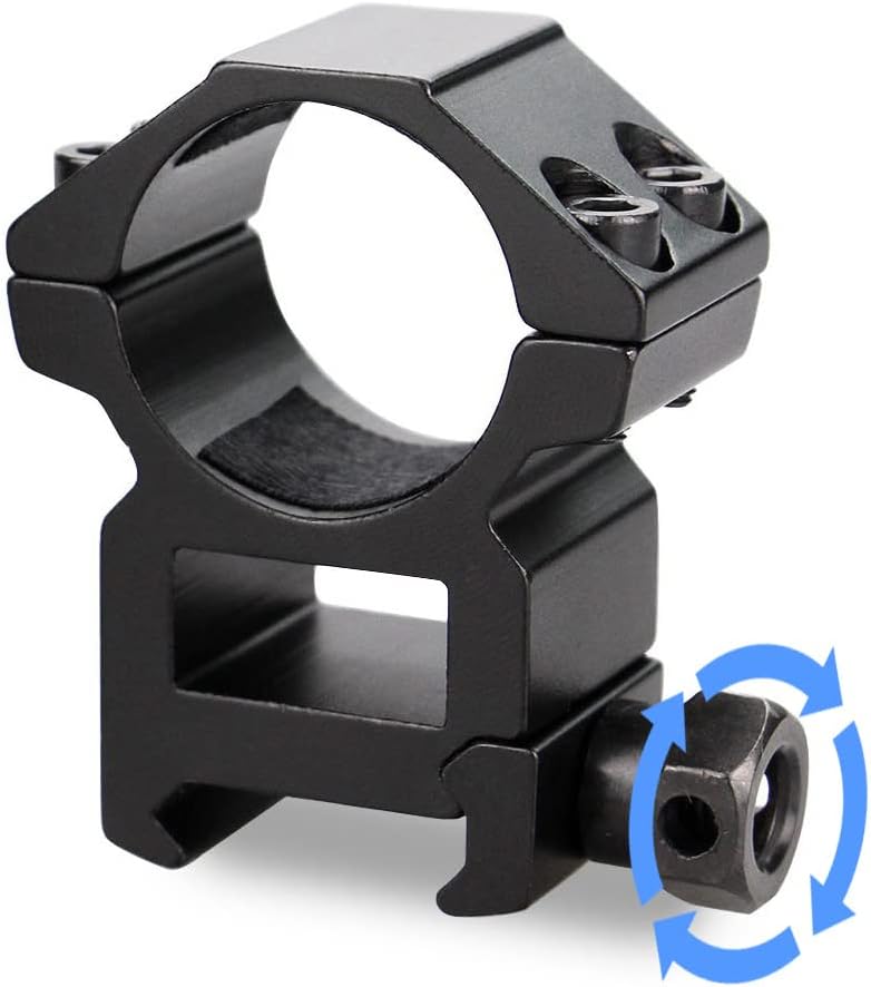 Modkin Store Scope Rings, Rifle Scope Mount High Profile Scope Mounts for Picatinny Rail (1 inch, 2 Pieces) - Image 4